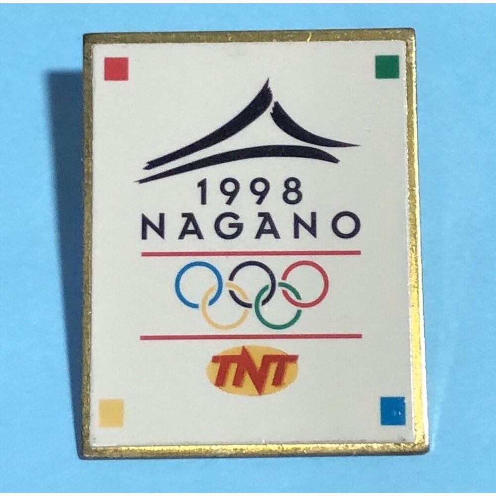 1998 NAGANO ,Olympic Media Pin,TNT (Turner Network Television)